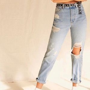 COPY - The Westwood Distressed Mom Jeans